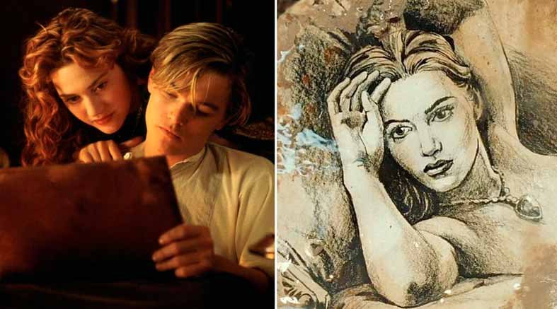 ¿Quién dibujó a Rose en Titanic?