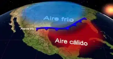 ¿Sabes qué es un frente frío? frente frío