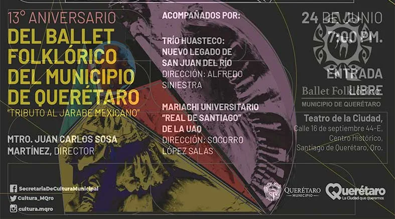 Ballet Folklórico del Municipio de Querétaro celebrará su Aniversario 1 Ballet