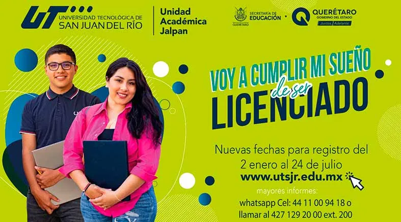 UTSJR te invita a estudiar en la Unidad Académica Jalpan 3 la Unidad