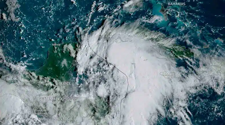 Ciclón tropical "Nueve" se aproxima a Yucatán y Quintana Roo 1 Ciclón tropical