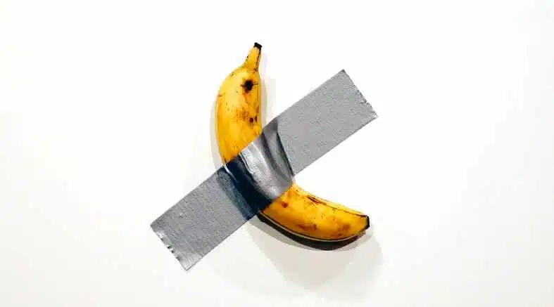 Plátano pegado