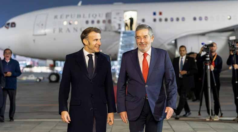 Canciller De la Fuente recibe al presidente de Francia 1 Canciller