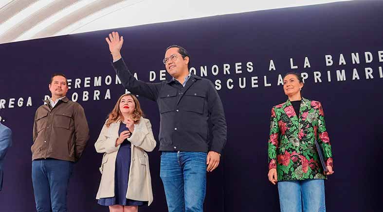 Chepe Guerrero entrega obras en la Escuela Primaria "18 de Agosto" 1 Chepe