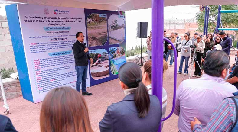 Chepe Guerrero inaugura parque en La Negreta 2 Chepe