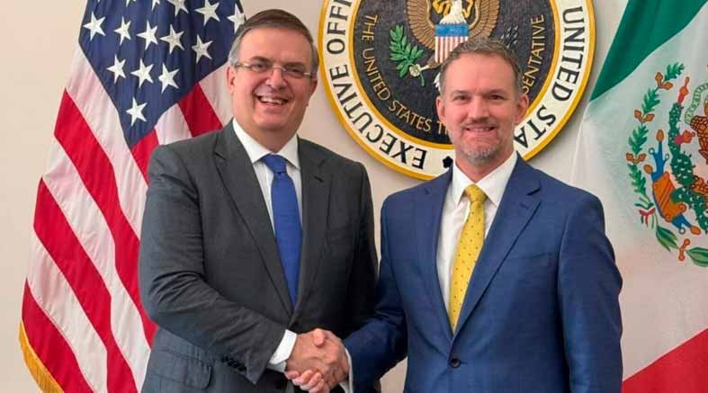 Ebrard confirma la visita del representante comercial de EE.UU. 1 Ebrard