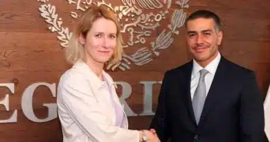 García Harfuch se reúne con vicepresidenta de Comisión Europea García Harfuch