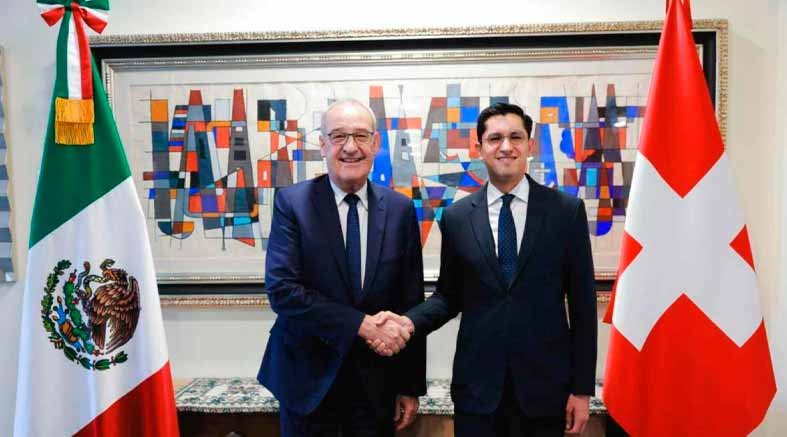 Presidente de Suiza inicia visita oficial a México 1 Presidente
