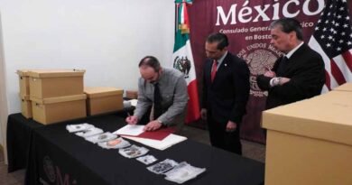 México recibe restitución de mil 132 bienes arqueológicos prehispánicos México