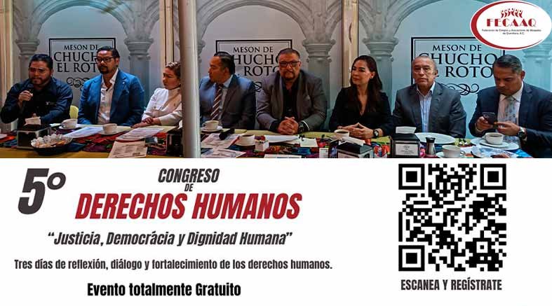 FECAAQ invita a su 5to. Congreso de Derechos Humanos 1 FECAAQ