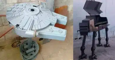 Jesús Aguirre fabrica asadores inspirados en Star Wars Jesús Aguirre