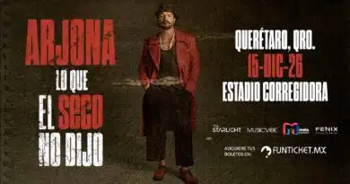 Ricardo Arjona presentará “Lo que el Seco no dijo” en el Corregidora Ricardo Arjona