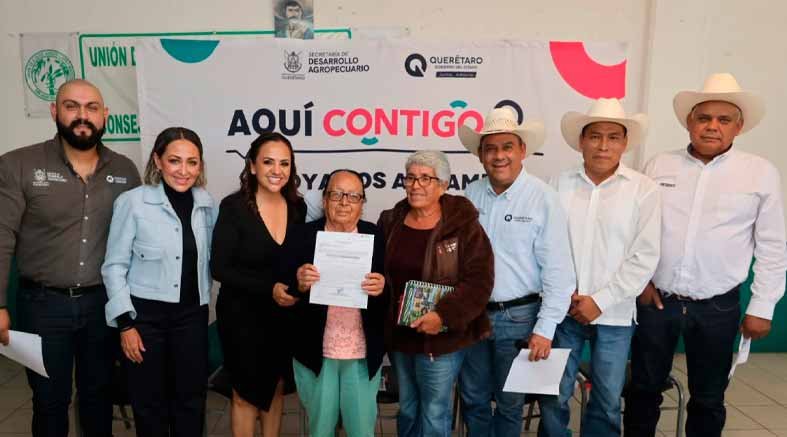 SEDEA entrega rehabilitación de casas ejidales 1 SEDEA